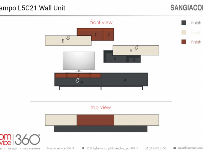 Wall Unit Lampo L5C21