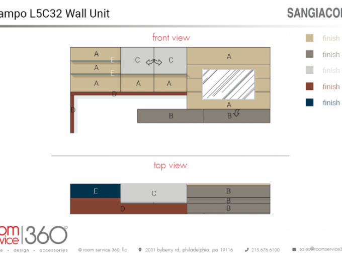 Wall Unit Lampo L5C32