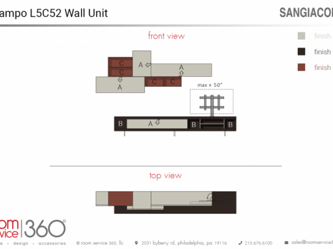 Wall Unit Lampo L5C52