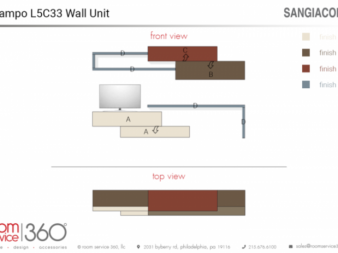Wall Unit Lampo L5C33