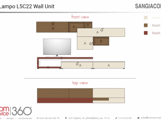 Wall Unit Lampo L5C22