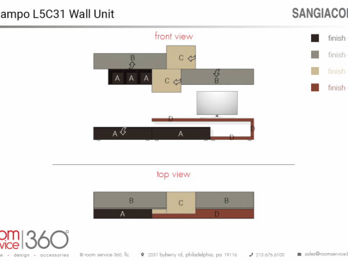 Wall Unit Lampo L5C31