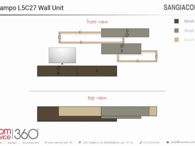 Wall Unit Lampo L5C27