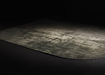 Patch silk rug carpet