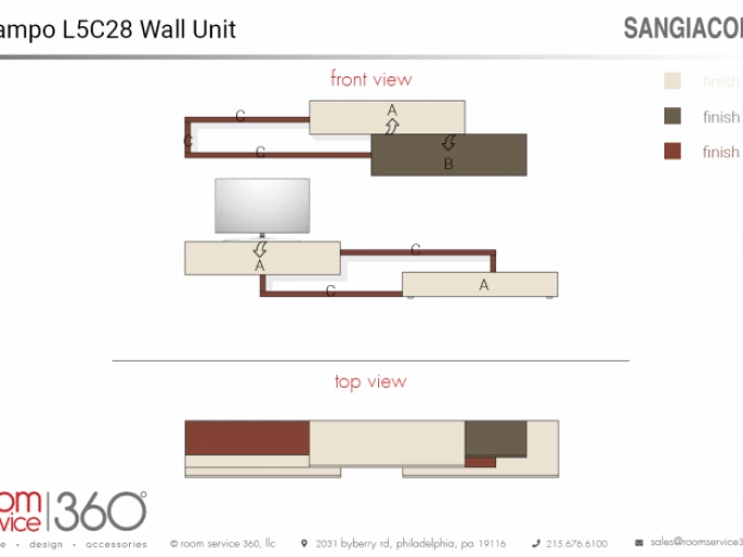 Wall Unit Lampo L5C28